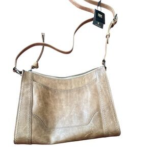 Frye Tan Leather Crossbody Bag